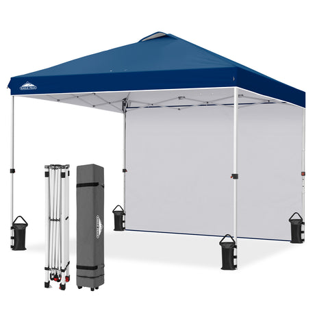 10x10 Pop Up Canopy Tent with 1 Sidewall