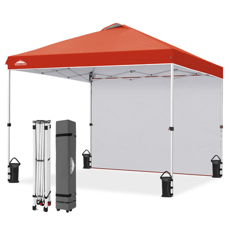 10x10 Pop Up Canopy Tent with 1 Sidewall