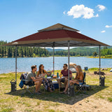 13x13 Straight Leg Pop Up Canopy Tent with 169 sqft of Shade