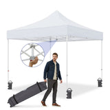 10x10 Commercial Canopy with High Peak, White - Eagle Peak®