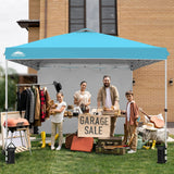 10x10 Commercial Pop up Canopy with 1 Sidewall - Eagle Peak Custom Canopy Tent