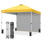 10x10 Commercial Pop up Canopy with 1 Sidewall - Eagle Peak