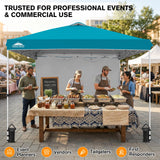 10x10 Commercial Pop up Canopy with 1 Sidewall - Eagle Peak