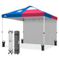 10x10 Commercial Pop up Canopy with 1 Sidewall - Eagle Peak