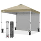 10x10 Commercial Pop up Canopy with 1 Sidewall - Eagle Peak