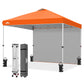 10x10 Commercial Pop up Canopy with 1 Sidewall - Eagle Peak