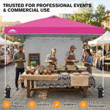 10x10 Commercial Pop up Canopy with 1 Sidewall - Eagle Peak