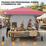 10x10 Commercial Pop up Canopy with 1 Sidewall - Eagle Peak