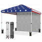 10x10 Commercial Pop up Canopy with 1 Sidewall - Eagle Peak