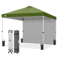 10x10 Commercial Pop up Canopy with 1 Sidewall - Eagle Peak