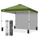 10x10 Commercial Pop up Canopy with 1 Sidewall - Eagle Peak