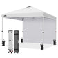10x10 Commercial Pop up Canopy with 1 Sidewall - Eagle Peak®