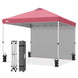 10x10 Commercial Pop up Canopy with 1 Sidewall - Eagle Peak