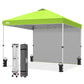 10x10 Commercial Pop up Canopy with 1 Sidewall - Eagle Peak