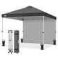 10x10 Commercial Pop up Canopy with 1 Sidewall - Eagle Peak