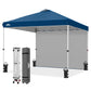 10x10 Commercial Pop up Canopy with 1 Sidewall - Eagle Peak