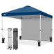 10x10 Commercial Pop up Canopy with 1 Sidewall - Eagle Peak