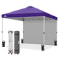 10x10 Commercial Pop up Canopy with 1 Sidewall - Eagle Peak