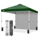 10x10 Commercial Pop up Canopy with 1 Sidewall - Eagle Peak