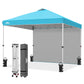 10x10 Commercial Pop up Canopy with 1 Sidewall - Eagle Peak