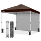 10x10 Commercial Pop up Canopy with 1 Sidewall - Eagle Peak