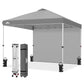 10x10 Commercial Pop up Canopy with 1 Sidewall - Eagle Peak