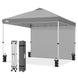 10x10 Commercial Pop up Canopy with 1 Sidewall - Eagle Peak