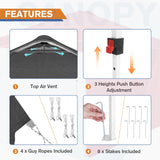 10x10 Commercial Pop up Canopy with 1 Sidewall - Eagle Peak Custom Canopy Tent