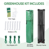 10x10 Easy Setup Pop Up Greenhouse - Eagle Peak®
