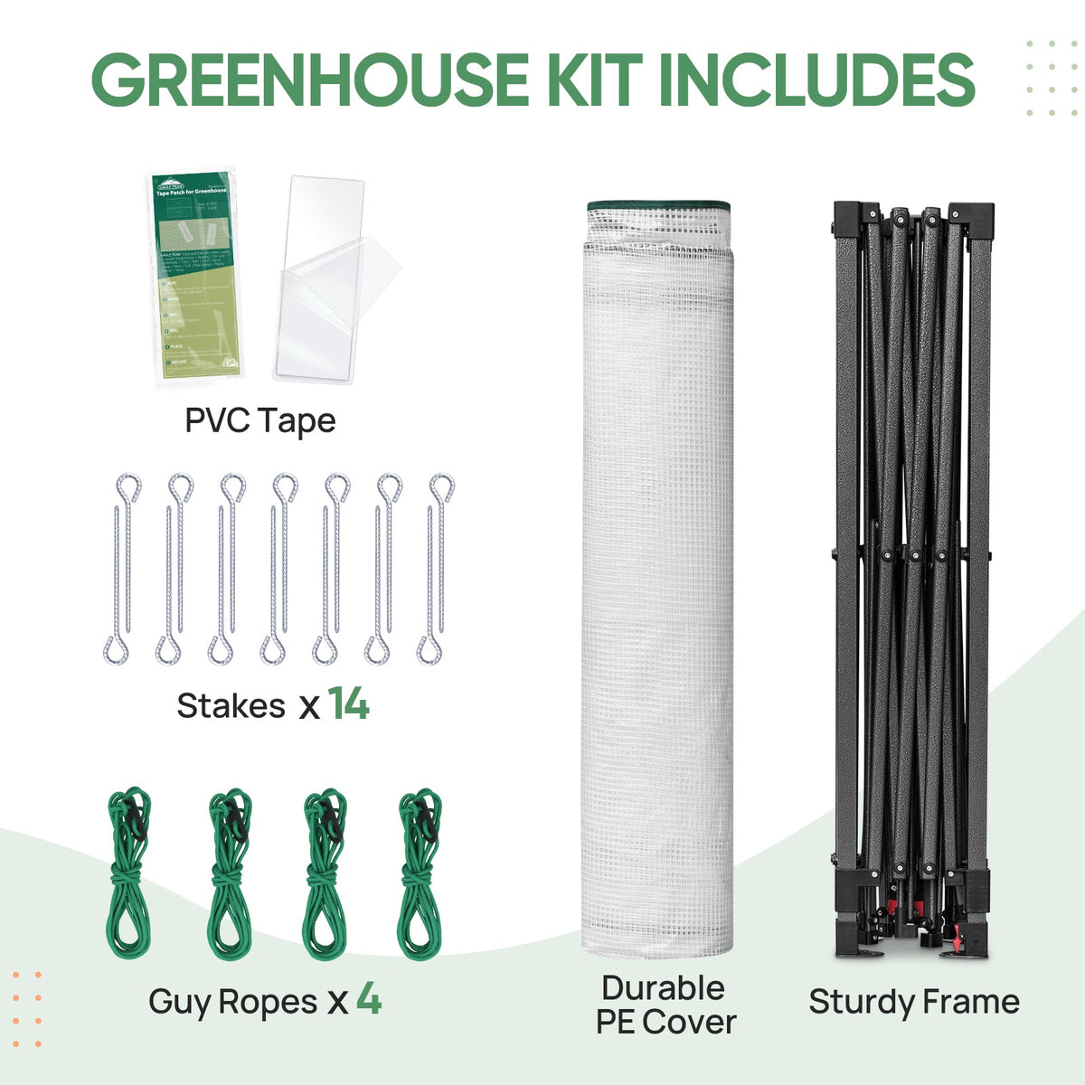 10x10 Easy Setup Pop Up Greenhouse - Eagle Peak®