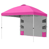 10x10 ft Pop Up Canopy Tent with Sidewall - Eagle Peak Custom Canopy Tent