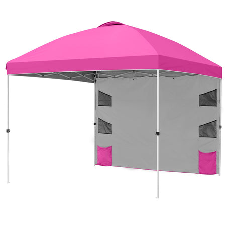 10x10 ft Pop Up Canopy Tent with Sidewall - Eagle Peak Custom Canopy Tent