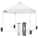 10x10 Heavy Duty Industrial Commercial Canopy Tent with 100 Sqft of Shade - Eagle Peak®