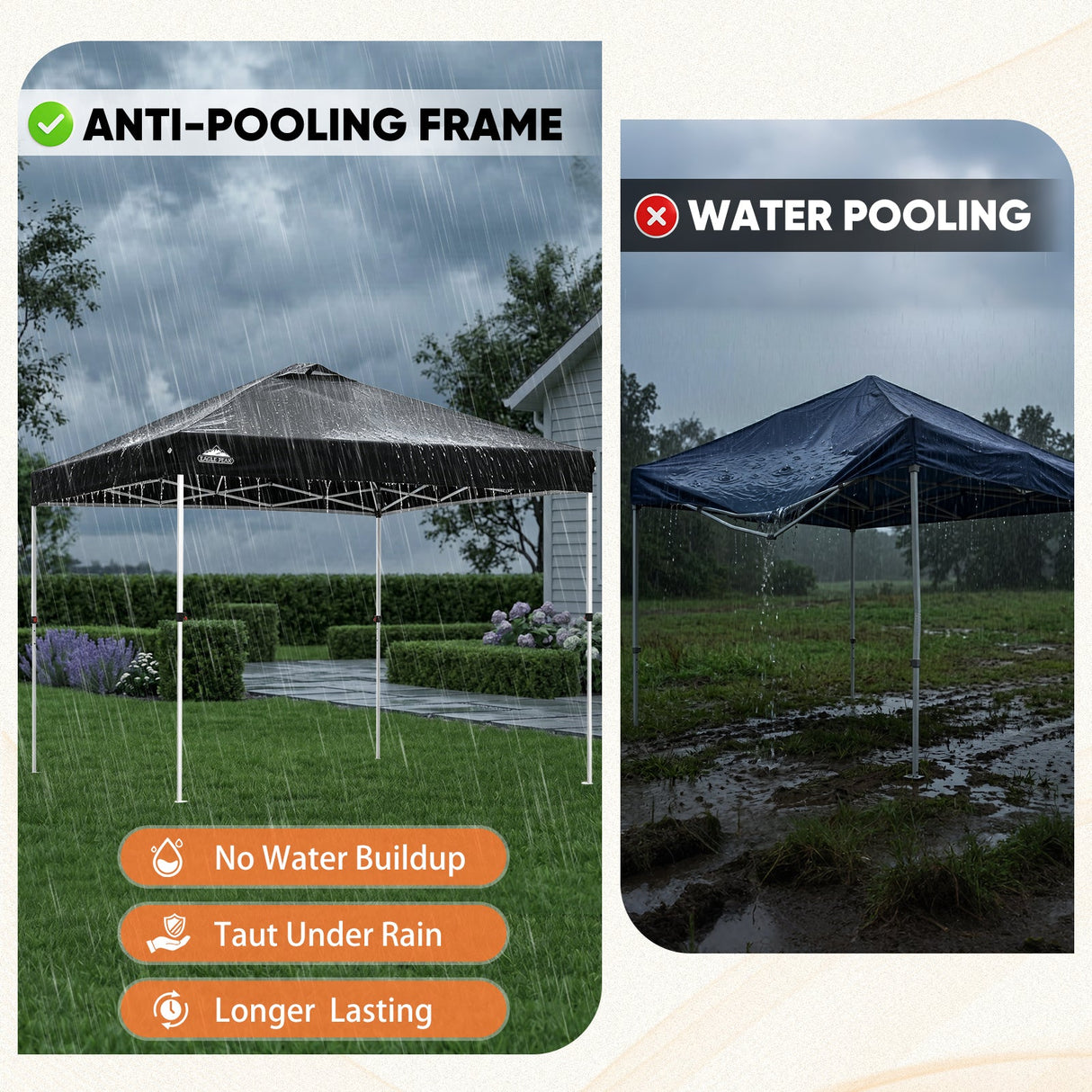10x10 Pop Up Canopy Tent - Eagle Peak