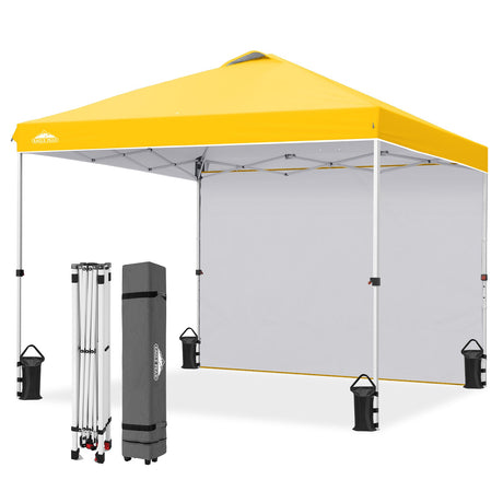 10x10 Pop Up Canopy Tent with 1 Sidewall - Eagle Peak®