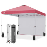 10x10 Pop Up Canopy Tent with 1 Sidewall - Eagle Peak®
