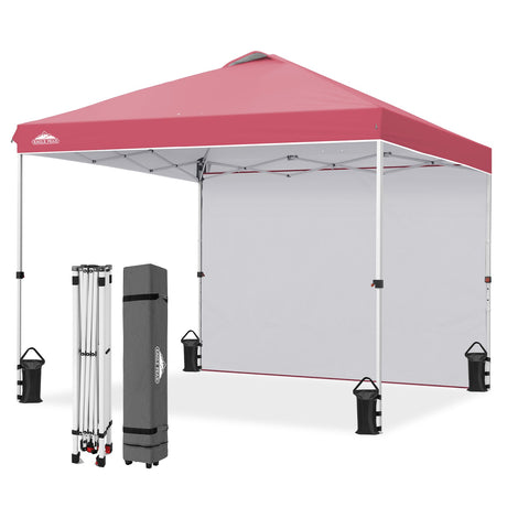 10x10 Pop Up Canopy Tent with 1 Sidewall - Eagle Peak®
