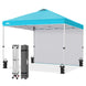 10x10 Pop Up Canopy Tent with 1 Sidewall - Eagle Peak®