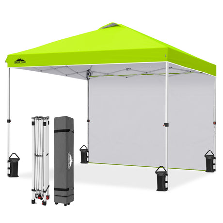 10x10 Pop Up Canopy Tent with 1 Sidewall - Eagle Peak®