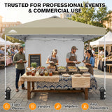 10x10 Pop Up Canopy Tent with 1 Sidewall - Eagle Peak®