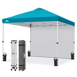 10x10 Pop Up Canopy Tent with 1 Sidewall - Eagle Peak®