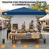 10x10 Pop Up Canopy Tent with 1 Sidewall - Eagle Peak®