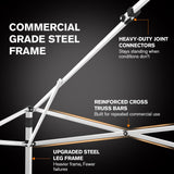 10x10 Pop Up Canopy Tent with 1 Sidewall - Eagle Peak®