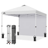 10x10 Pop Up Canopy Tent with 1 Sidewall - Eagle Peak®