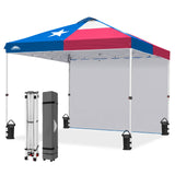 10x10 Pop Up Canopy Tent with 1 Sidewall - Eagle Peak®