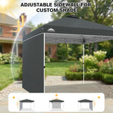 10x10 Pop Up Canopy Tent with 1 Sidewall - Eagle Peak®