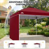 10x10 Pop Up Canopy Tent with 1 Sidewall - Eagle Peak®