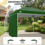 10x10 Pop Up Canopy Tent with 1 Sidewall - Eagle Peak®