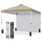 10x10 Pop Up Canopy Tent with 1 Sidewall - Eagle Peak®