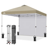10x10 Pop Up Canopy Tent with 1 Sidewall - Eagle Peak®